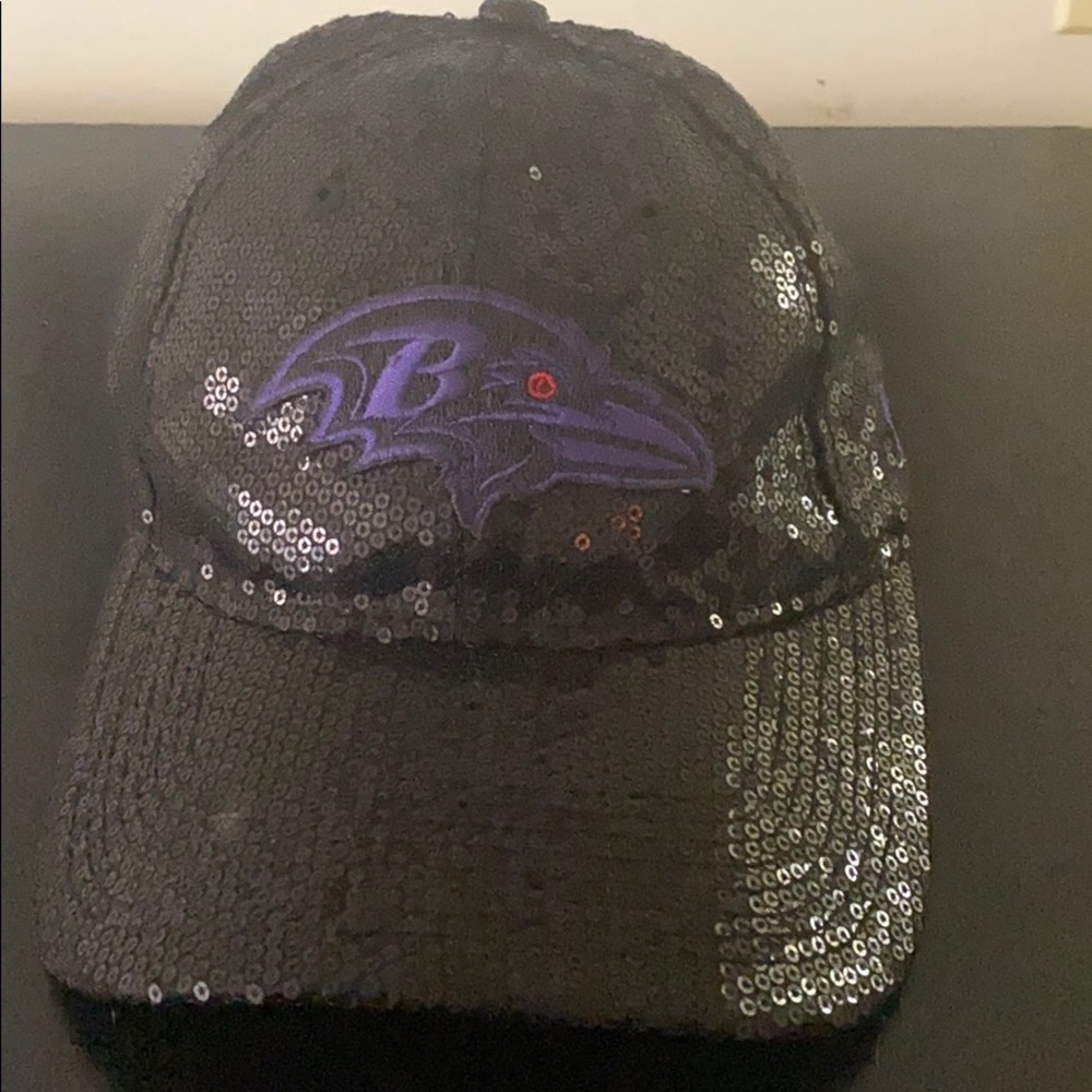 RARE New Era x VS PINK RAVENS SEQUIN HAT